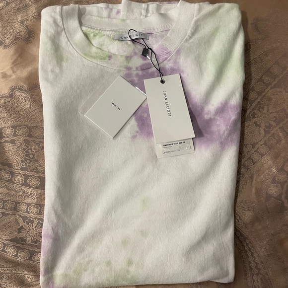 John Elliott Ink Bloom V3 Long Sleeve Tee Sz 4/L - Picture 9 of 10
